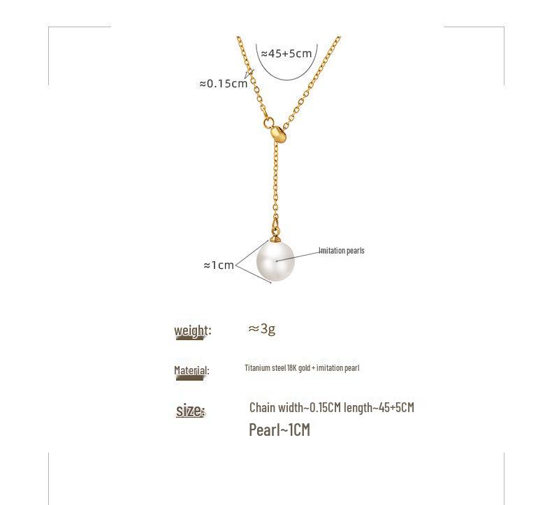 Elegant Adjustable Tassel Pearl Drawstring Women's Jewelry