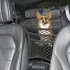 3-Layer PP Car Mesh Organizer Storage Front Seats Kid Dog Pet Barrier Net Pocket Elastic Tissue Purse Holder SUV