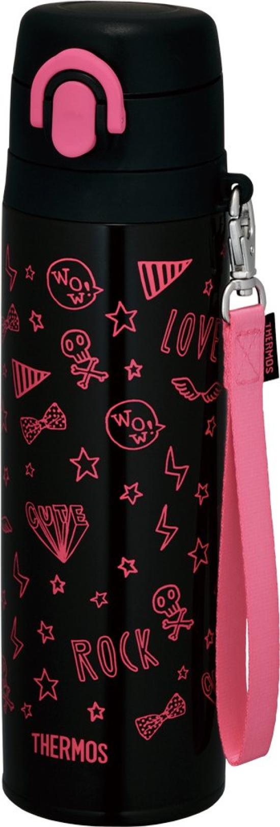 

Thermos Vacuum Insulated Portable Mug, 550ml, Black Pink, JNT-550 BK-P