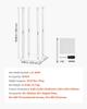Wedding Flower Stand, 10PCS 50cm Column Flower Stand, Floral Stands with Acrylic Laminate, Cylindrical Cubic Floral Display Rack for Wedding, Party,