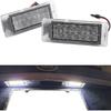 Xenon White LED License Plate Lights for Buick Encore Verano Enclave Envision LaCrosse Cadillac CTS XTS SRX ELR Chevy Equinox GMC Acadia Terrain Rear