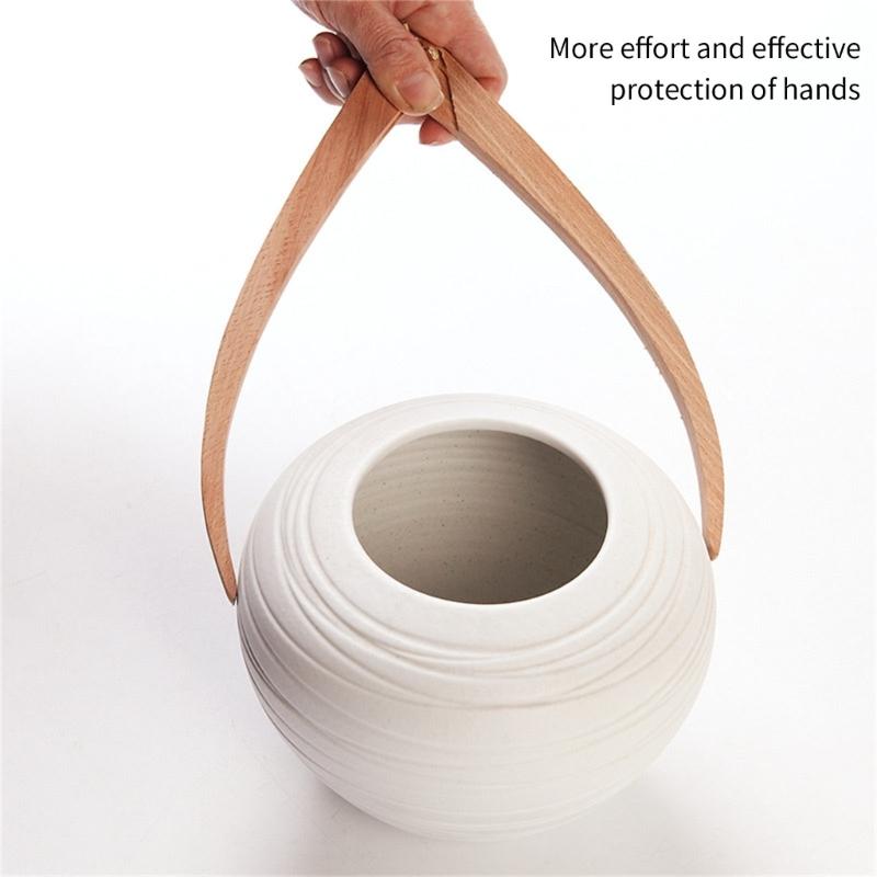 3Pcs Wood Ceramics Caliper Measuring Tool Set Ergonomic Handle Pottery Crafting Calipers for Clay Diameter Measurement