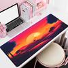 500x1000mm HD-Druck Gummi-Mauspad Landschaft Berg Sonnenuntergang Cartoon-Mauspad XXL Erweitertes Pad Maus Computer Rutschfeste Matte