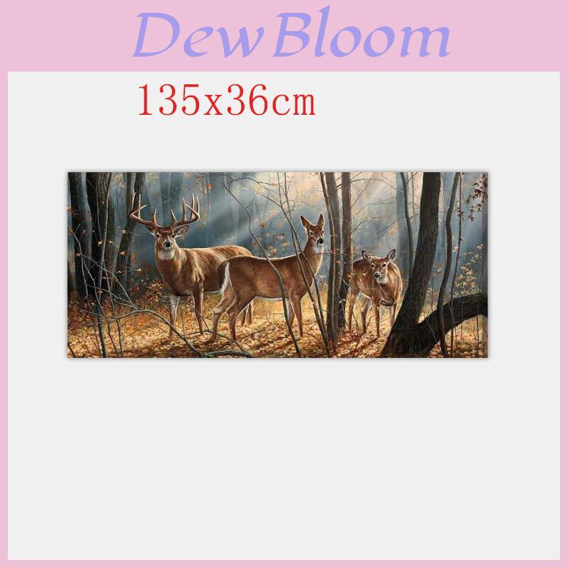Premium Quality Deers Wildlife Scene Rear Window Graphic Decal For Truck Suv Van Car