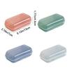 Waterproof Soap Dishes Organizer Sealed Soap Container Durable Square Travel Soap Box  for Home