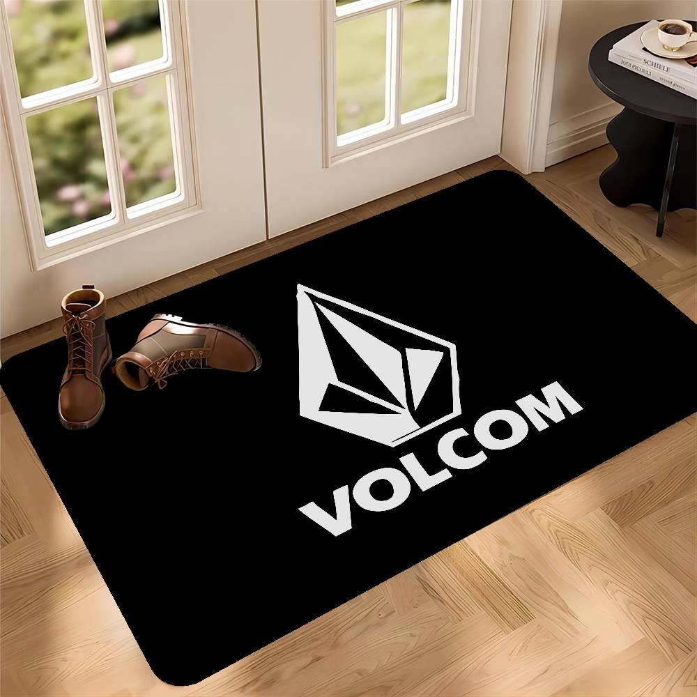 V-Volcoms Door Mat Washable Non-Slip Living Room Sofa Chairs Area Mat Kitchen Toilet Rug