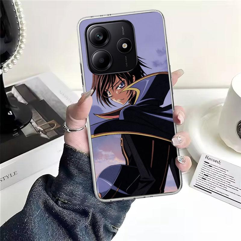 Code Geass Anime Weiche Handyhülle Für Xiaomi Redmi Note 15 14 14S 13 12 Pro Plus 12S 11 11S 11E 10 10S 11T 5G Fundas Coque Redmi