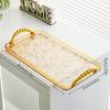Elegant Rectangular Tray for Jewelry And Snacks Organization On