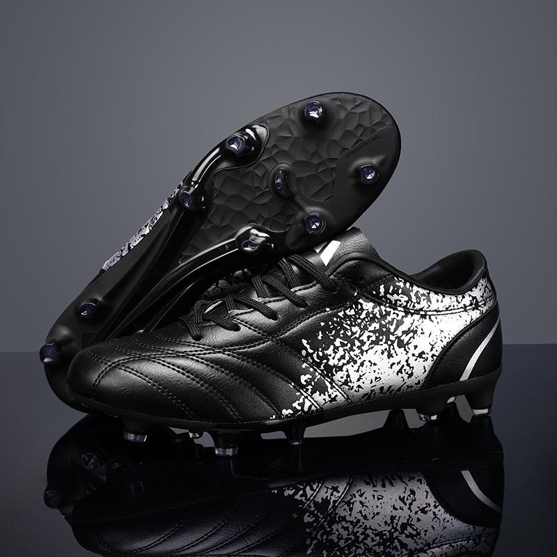 Buty piłkarskie z niską cholewką tf korki sztuczna trawa AG korki skórzane stopy chłopcy i dziewczęta dzieci młodzież student buty treningowe