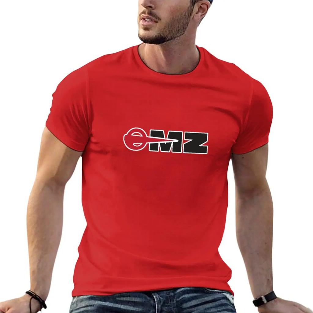 Nowa Klasyczna Koszulka z Logo MZ Koszulka plus size topy koszulka męska oversize koszulki ciężkie koszulki odzież męska