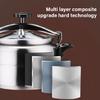 Fornello a Gas Pentola a Pressione Efficiente dal Punto di Vista Energetico Alluminio Blocco di Sicurezza Pentole Strumento da Cucina Forniture per la Preparazione dei Pasti