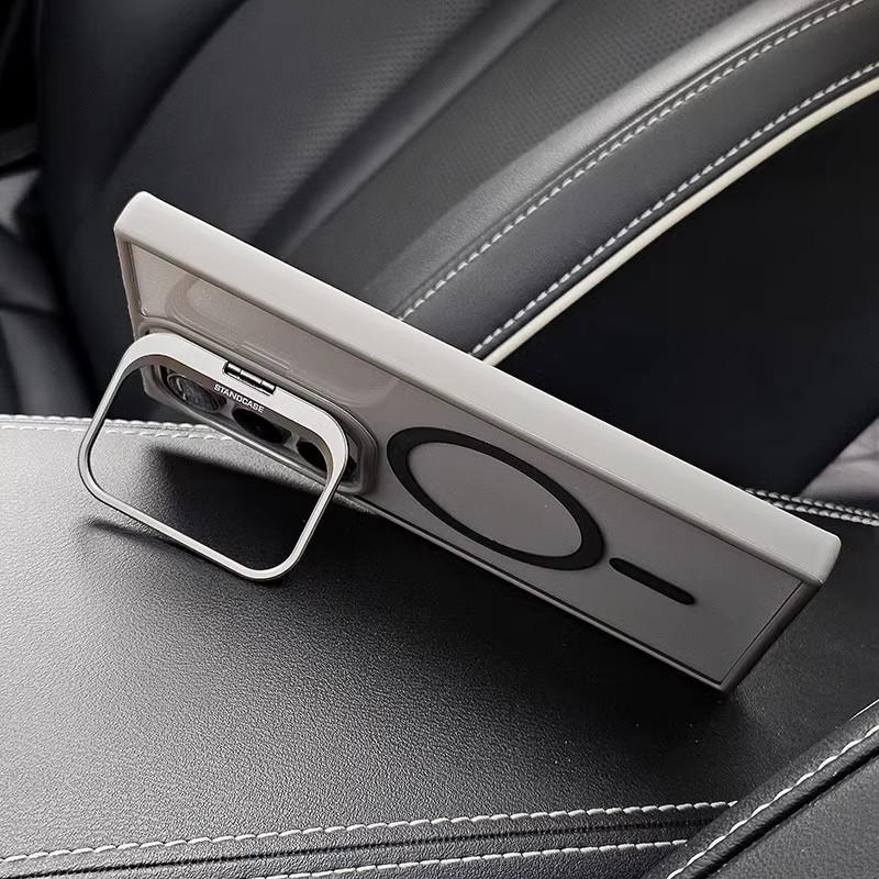 Samsung S26 Ultra Metal Lens Bracket & S25 Plus Magnetic Transparent Phone Case