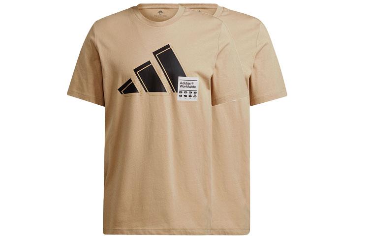 adidas T Shirts Men's Crew Neck Moderate Straight Fit GU3644