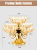Fruit Plate for Home Use Rotatable Multi-layer Living Room Fruit Plate Snacks Dried Fruit Candy Light Luxury High-grade Crystal