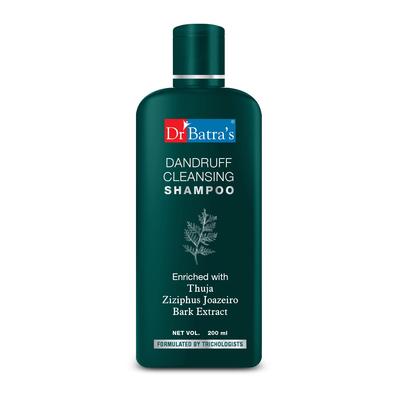Dr Batra's Dandruff Cleansing Shampoo 200 Ml Pack for All Hair Types Gentle Nourishing Care