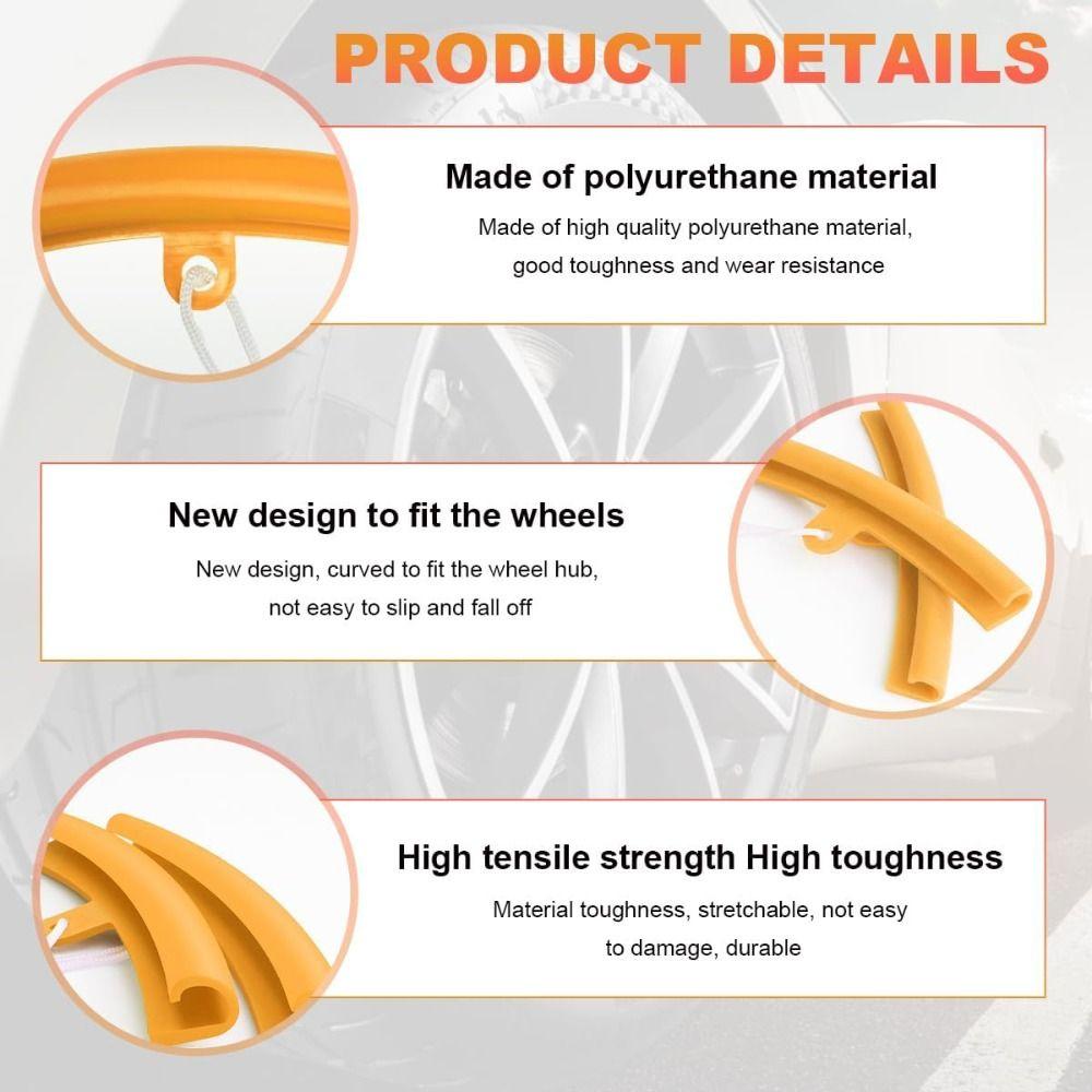 Wear-resistance Tire Changing Tools Durable Wheel Guard Rings  Wheel Maintenance