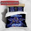 3pcs Duvet Cover Set (1*Duvet Cover + 2*Pillowcase, Without Core), Custom Name Football Club Internazionale Pattern Bedding Set, Home Bedroom Decor Gi