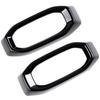 Carbon Fiber Black ABS Car Interior Air Vent Outlet Cover Trim For Jetour Traveller T2  2024 2025 Accessories
