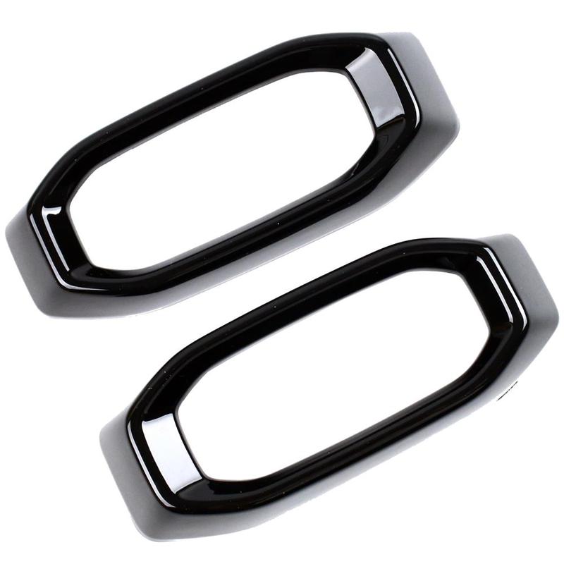 Carbon Fiber Black ABS Car Interior Air Vent Outlet Cover Trim For Jetour Traveller T2 2024 2025 Accessories