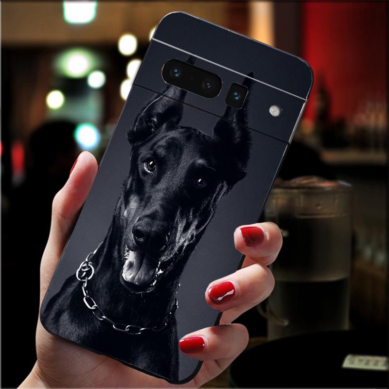 Doberman Dog Animal Phone Case For Google Pixel 10 Pro 9 Pro XL 9A 8 7 6 Pro Pixel 8A 7A 6A Pixel 8 7 6 5