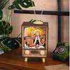 Tsukurun 3D Wood Puzzle Amusement Park Series Music Box Retro TV Instructions desu® (Sunset Park) (Japanese Included)