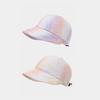 Fashion Colorful Tie-dye Soft-brimmed Sun Hat, Women's Literary Small Fresh Wide Edge Personalized Peaked Cap