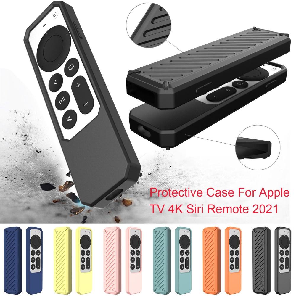 Waterproof Silicone Cover Protective Case Remote Control Skin Remote Controller Protector For Apple TV 4K Siri Remote 2025