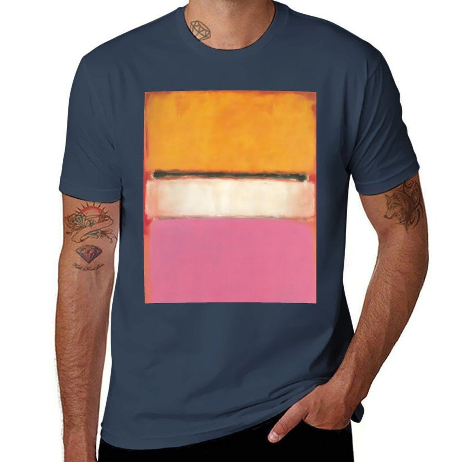 Mark Rothko TShirt Basic Simple Casual Short Sleeve Tee S