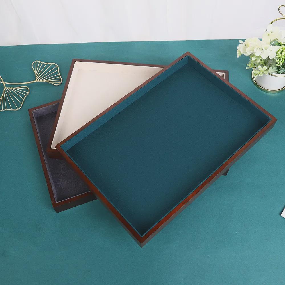 Black Walnut Jewelry Display Tray for Earrings and Watches