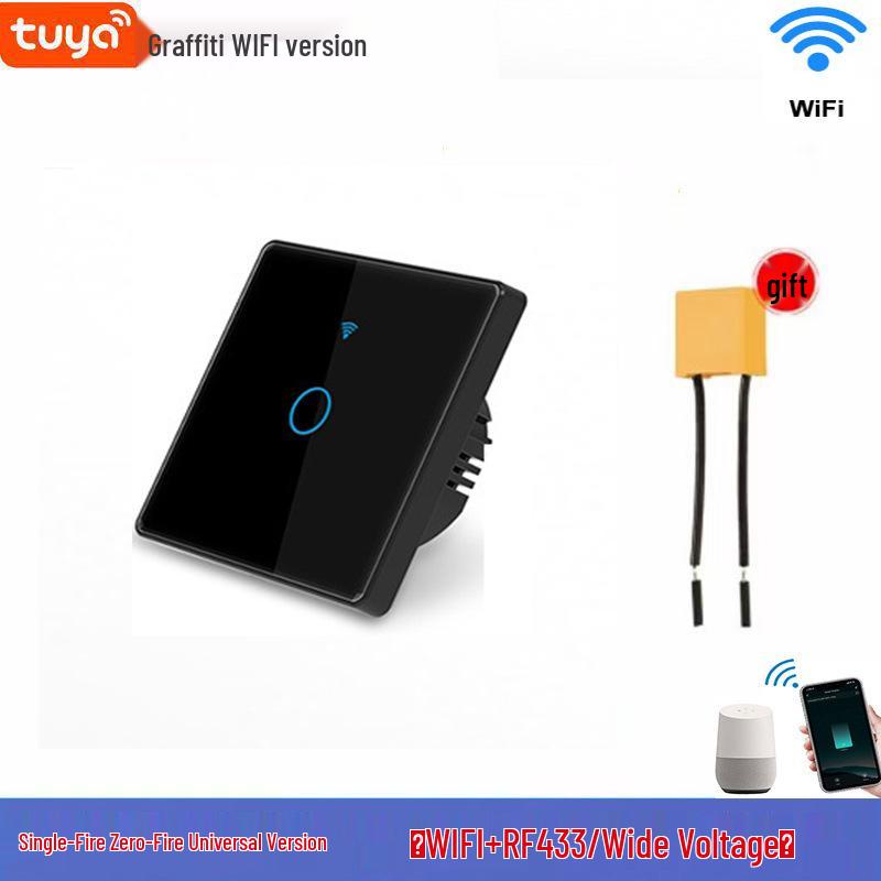 Tuya EU WiFi Touch Wall Switch: Smart Home 1/2/3/4 Gang with Siri Voice Control