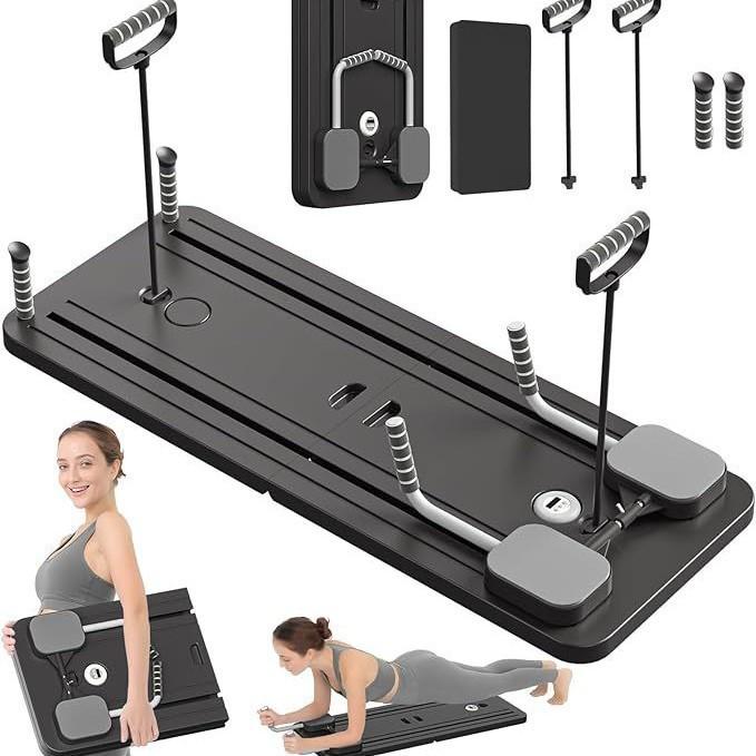 Foldable Multifunctional Fitness Board: Ab Trainer, Chest Muscle Trainer & Pilates Plank Device