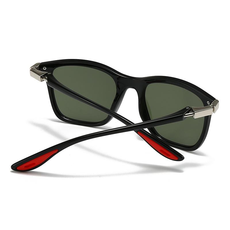 Foreign Trade  Modern Square Sunglasses European And American Street Photography Ins Popular Model Metal Decorative