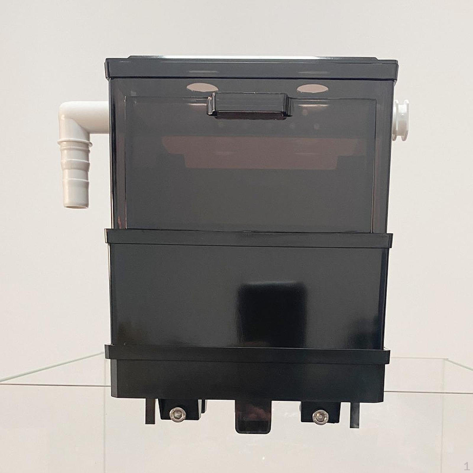 

Фильтр для аквариума Ящик для сбора капель Поддон для фильтрации Простая установка Труба Double Layer