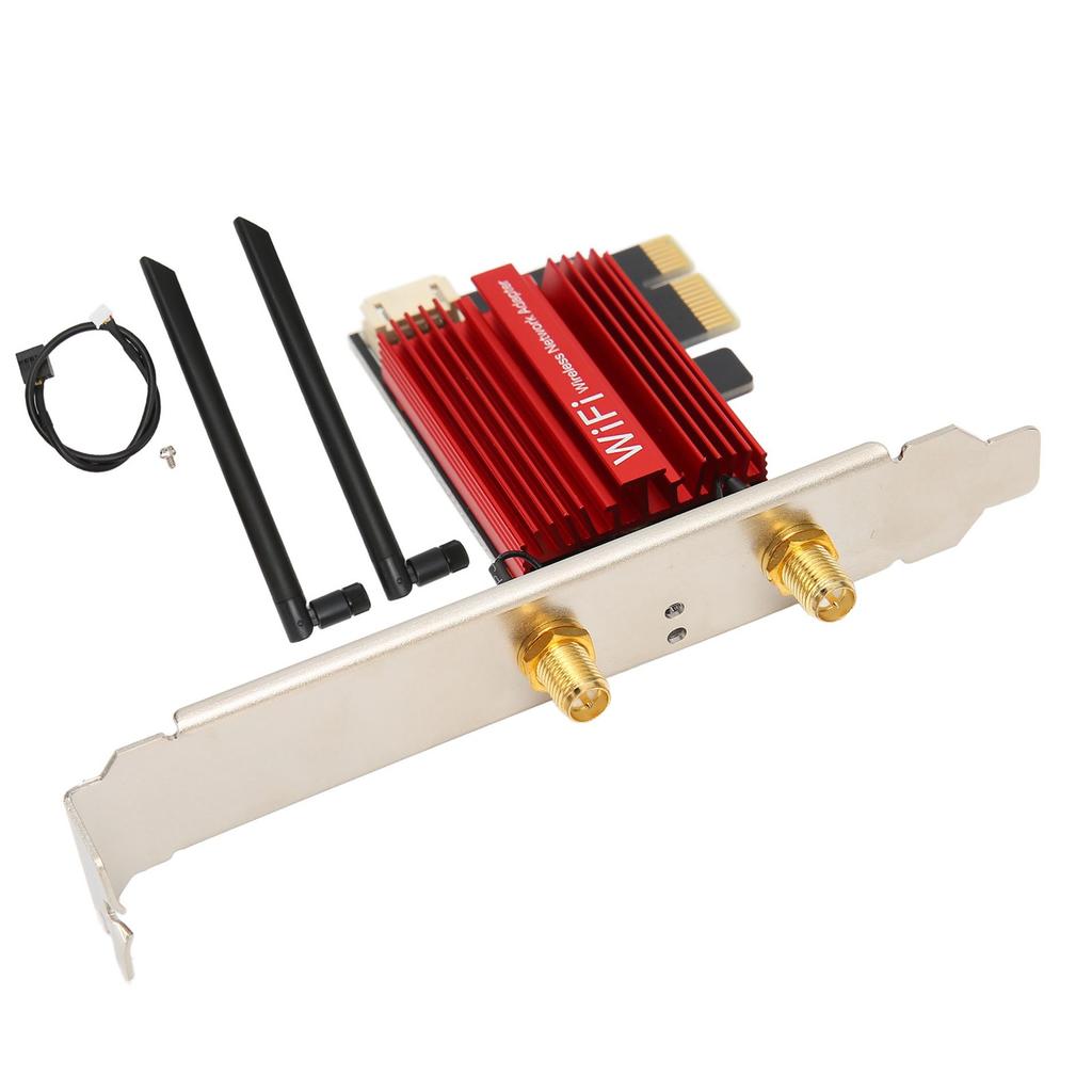 PCIE Network Card 2.4G 5G Dual Band Bluetooth 4.2 1200Mbps WiFi Network Card Module for Windows 7 8 10 11
