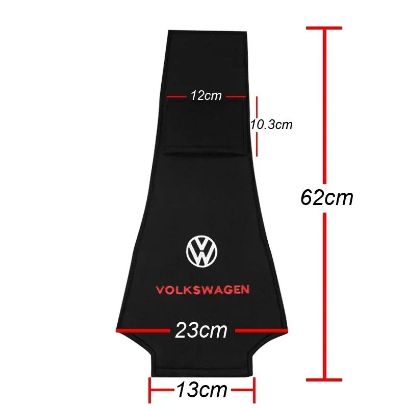 Für VOLKSWAGEN VW Baumwolle Auto Kopfstützenbezug Schutzpolster für Volkswagen Polo Passat Golf Jetta Tiguan Touran TAYRON Santana Sci