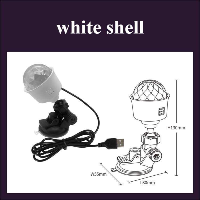 Mini Multicolor USB Projector Light Night Light for Home Bedroom Party Decor Disco Light Kids Room Decoration Christmas Party