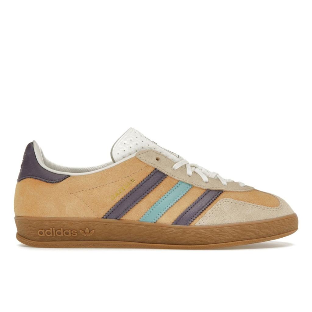 Adidas Gazelle Indoor Glow Orange Shadow Violet Trampki Unisex Off-White IG1636