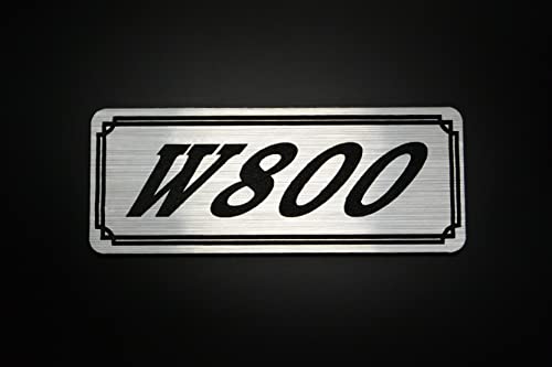 

QE-83-2 W800 Внешние детали бака Custom Silver Black Оригинальная наклейка