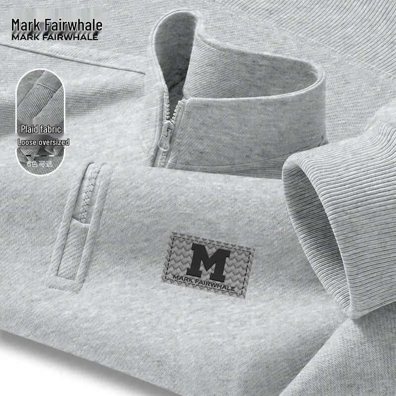 Mark Fairwhale Men s Heavyweight Mock Neck Sweatshirt L