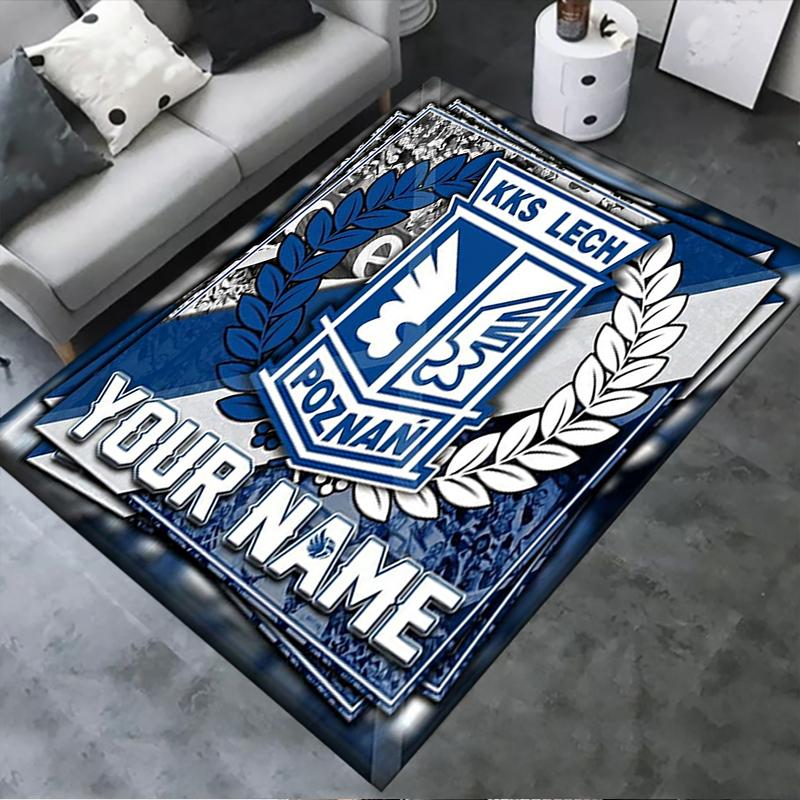 Custom Name Lech Poznań Carpet Rug