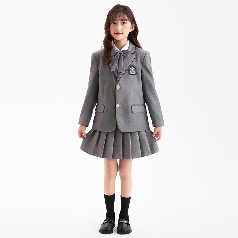 Summer British Style School Uniform Set for Students - Includes Choir and Graduation Options