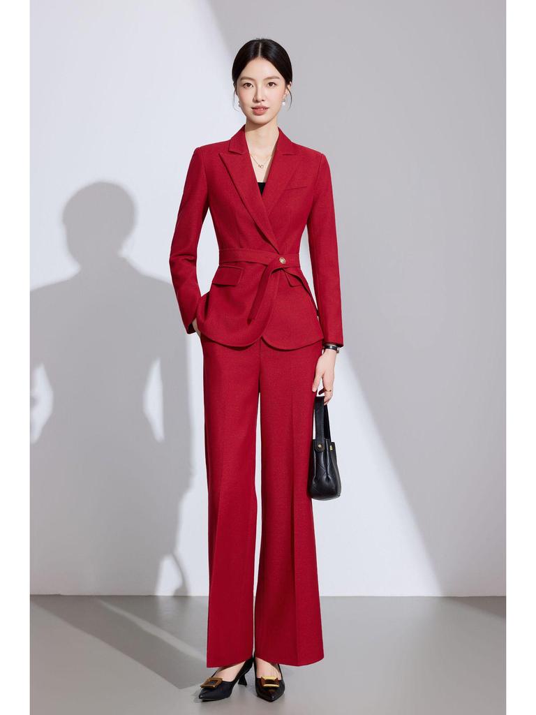 Eleganter Damen-Blazeranzug mit langen Ärmeln: Modern, Luxuriös, Schlankmachend, Lässig, Perfekt für den Arbeitsplatz oder die Ausrichtung von Veranstaltungen.