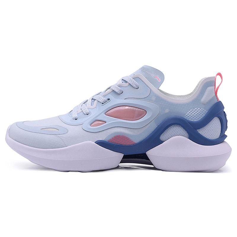 (WMNS) Li-Ning Comet Light Blue Navy Women s AGLQ038-5 EU 37⅔