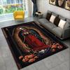 3D Creative Gothic Horror Skull Modern Area Rug,Carpet Rug for Living Room Bedroom Sofa Doormat Decor,Kitchen Non-slip Floor Mat