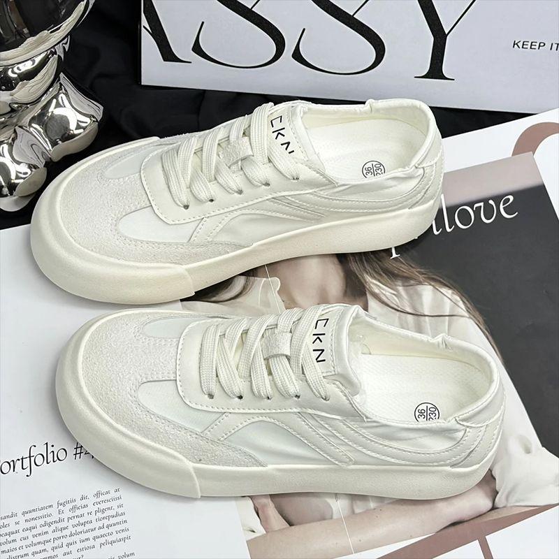 

6 ретро многоцветные женские весенние новые дизайнерские универсальные повседневные спортивные белые туфли 40