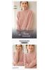 Women's 2025 Autumn/Winter Cashmere Sweater: Half-High Collar, Thick Knitwear, Hollow-Out Design