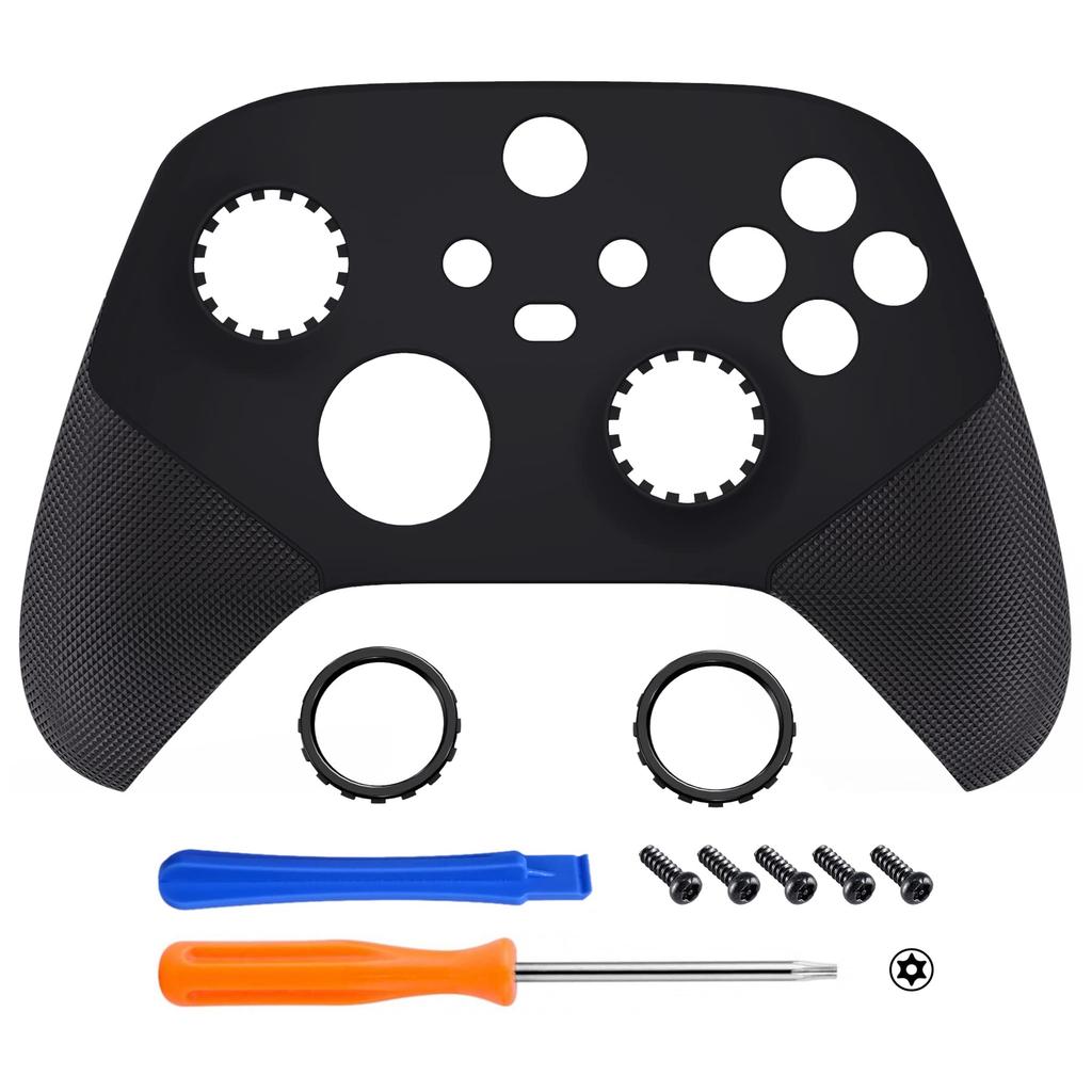 eXtremeRate ASR Version Redesigned Shell for Xbox Core Wireless Rubberized Grips for Improved Friction Rings Custom Faceplate for Xbox Series X S