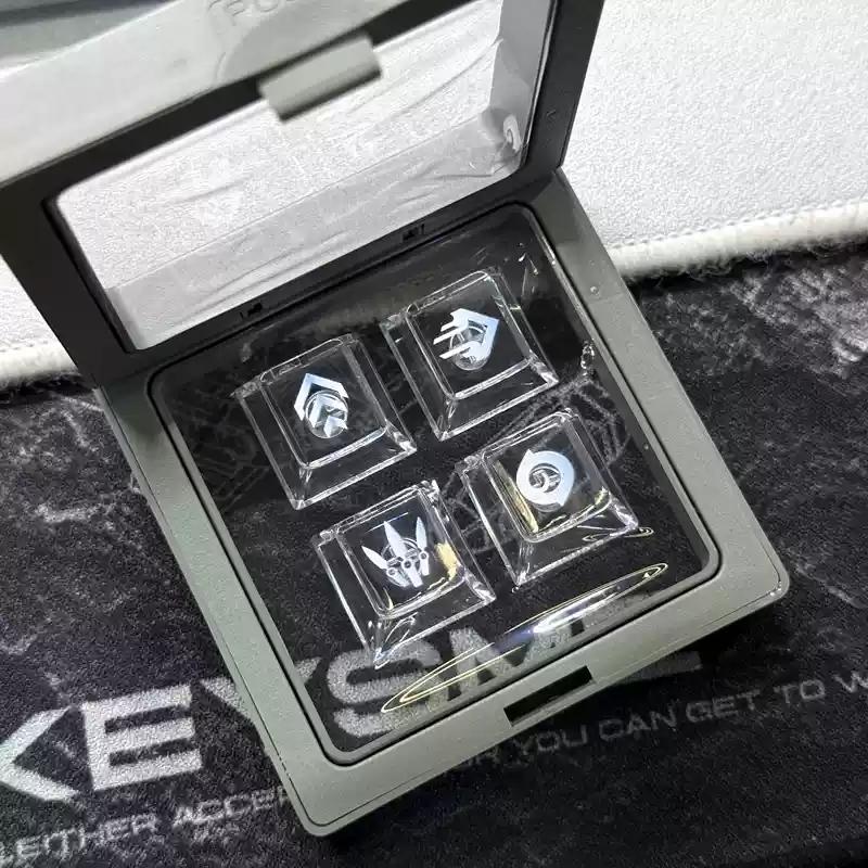 Keycaps Skill Valorant Tastiera Meccanica Profilo Cherry Trasparente Keycaps Personalizzati Anime Tastiera da Gioco PC Regalo Collezionabili