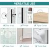 30/6Pcs Door Handle Bumper Pad Self Adhesive Clear Silicone Wall Protector Anti Bump Washable Reusable Round Door Stop Muffler