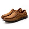 Herren Echtleder Freizeitschuhe Slipper Herren Loafer Outdoor Mokassins Atmungsaktive Schuhe Rindsleder Business Formelle Schuhe